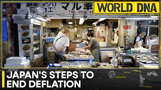 Japan at inflection point in 25year battle with deflation Government  World DNA  WION [upl. by Nirtiac]