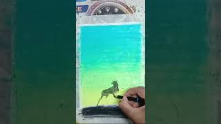 Nature drawing with oil pastel shortsdrawingpainting shortsfeedshortsvideoyoutubeshorts [upl. by Baggott]