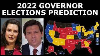 Updated 2022 Governors Map Prediction April 5 2021 [upl. by Cykana981]