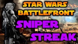 Star Wars Battlefront 3 SWBF3 Sniper Streak [upl. by Limbert]