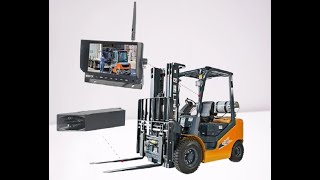 HD 720P Forklift IR Laser Camera System Fork Magnetic Mounted Wireless WIFI Safety Monitor System [upl. by Marika]