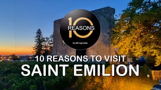 10 Reasons to visit Saint Emilion France  ​⁠TenReasons [upl. by Davison201]