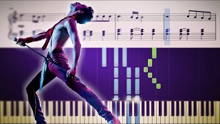 How to play the piano part of Bohemian Rhapsody by Queen with Sheets [upl. by Ailaza]