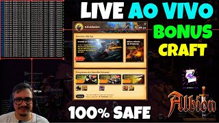 ALBION ✅ CRAFT BONUS DIÁRIO ✅AMERICA e EUROPA  COMPRA CAERLEON  VENDA MERCADO NEGRO  100 SAFE [upl. by Ycaj]