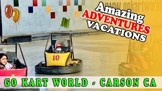 GO KART WORLD Carson California [upl. by Amiel887]