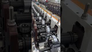 High quality U profile Light steel keel roll forming machine is well commissined for our customer [upl. by Maximilianus]