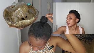 Extreme Deep Conditioning protein Treatment For Rapid Hair Growth Avocado and Egg hair growth [upl. by Aerahs735]