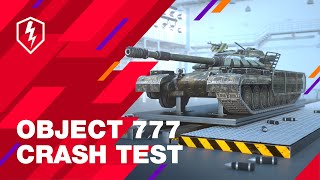 WoT Blitz Crashtesting Object 777’s frontal armor — can it take a punch [upl. by Sidnala439]