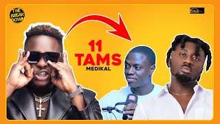 Medikal drags Freethinker Scanty and Amerado on his new song 11 Tams [upl. by Rosenkrantz]