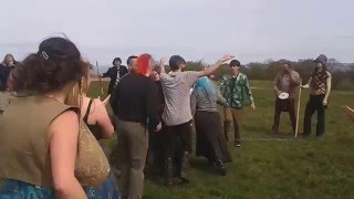 Beltane Fire festival 2016  Final rehearsal in Calton Hill Edinburgh [upl. by Reid161]