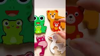 Lets Play HidenSeek 🐘🦁🐸 Fun Animal Facts for Preschoolers shorts [upl. by Esinej]