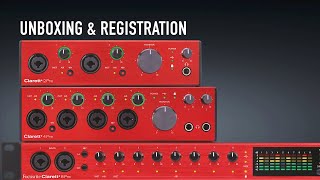 Unboxing and Registration  Clarett⁺ [upl. by Jordan]