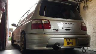 Subaru Forester STI SF5 STB JDM EJ205 Exhaust sound check [upl. by Evered]