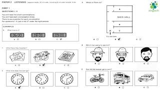 KET 1 Test 1 Listening Part 1 with answer [upl. by Aiksa]