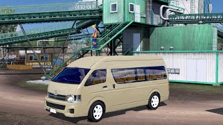 Toyota Hiace Car Review Drive in ETS 2 136 [upl. by Aurelie]