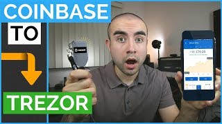 How To Send Bitcoin From Coinbase To Trezor Wallet  Coinbase Transfer Tutorial [upl. by Ardnuassac331]