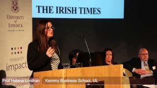 Prof Helena Lenihan Kemmy Business School  UL Research Impact [upl. by Dovev424]