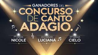 Concurso de Canto Virtual Adagio en Vivo [upl. by Yednil618]