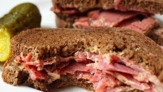 Easy Homemade Pastrami  How to Turn Corned Beef Into Pastrami [upl. by Drofnats]