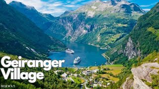 Exploring the Beauty of Geiranger Village Norway [upl. by Drabeck]