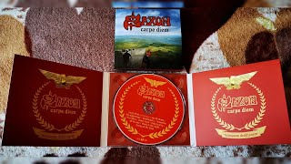 Saxon quotCarpe Diemquot album 2022 CD Unboxing  Review [upl. by Annait]