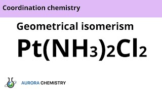 Geometrical isomerism in PtNH32Cl2  Geometrical isomerism in coordination compounds [upl. by Aroel24]