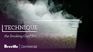 The Smoking Gun® Pro  Master the technique Smoking foods in a container  Breville Commercial [upl. by Haraz274]