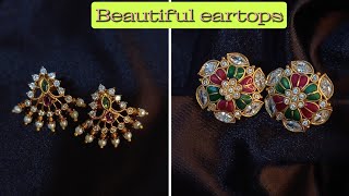 Beautiful earrings gold copy 👌🏻✨️✨️  Samruddhi jewellery  premium quality  whatsapp 7499687332 [upl. by Victorie]