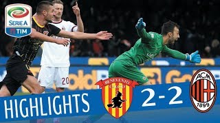 Benevento  Milan 22  Highlights  Giornata 15  Serie A TIM 201718 [upl. by Teevens498]