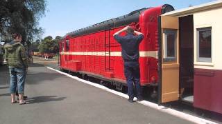 Bellarine Peninsula Railway TGR X class DIesel [upl. by Elleimac980]