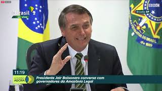 Os destaques da resposta de Bolsonaro e governadores à crise na Amazônia [upl. by Renee732]