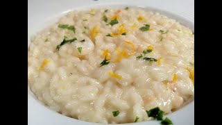 Risotto agli scampi  Ricetta con fondo di crostacei [upl. by Nielsen]