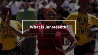 What is Juneteenth Americas newest federal holiday  REUTERS [upl. by Aierdna]