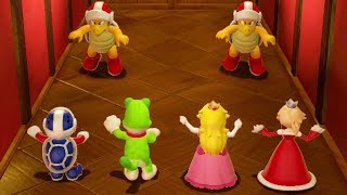 Super Mario 3D World 100 Walkthrough  World Mushroom 4 Players [upl. by Haerb]