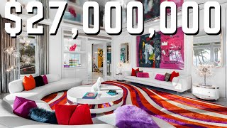 See Inside Tommy Hilfiger’s 275 Million Beachfront Mansion in Miami [upl. by Zenda625]