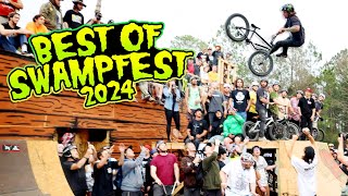 THE WILDEST EVENT IN BMX  BEST OF SWAMPFEST 2024 [upl. by Nonaihr912]