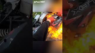 Riders Worst Nightmare Bike Catches Fire While Riding 😱 [upl. by Gardener414]