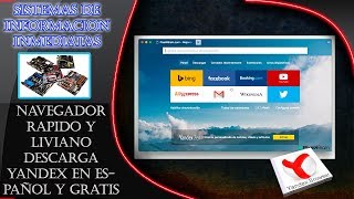 Navegador rápido y liviano descarga Yandex Browser en español y gratis [upl. by Sunday51]