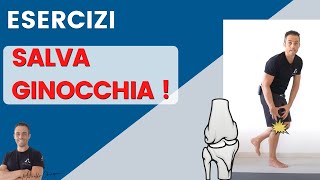 Ecco i migliori esercizi quotSALVA  GINOCCHIAquot beneficio immediato [upl. by Assiruam]