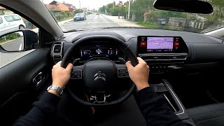 2023 Citroen C5 Aircross Hybrid 12l 136 HP POV Test drive Personal experience CARiNIK [upl. by Kcirdnek]