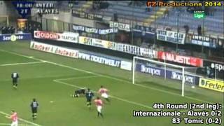 20002001 Uefa Cup Deportivo Alavés All Goals Road to the Final [upl. by Nnel]