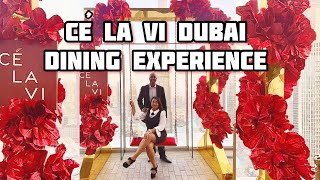 CE LA VI DUBAI  CLUB LOUNGE  RESTAURANT  ROOFTOP SKYBAR  INFINITY POOL  ADDRESS SKY VIEW HOTEL [upl. by Nella473]