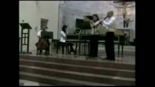 Quantz Johann Joachim Trio Sonata in C Major 1 of 2 Affetuoso amp Alla breve [upl. by Nilcaj]