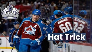 Rantanen has 9th career hat trick Avalanche beat Kings 42 [upl. by Inava9]