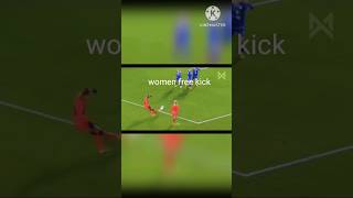 Women free kick vs men free kick [upl. by Kirk]