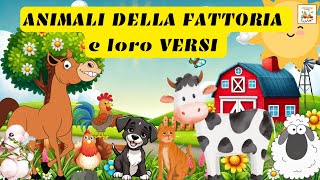 quotScopri i Versi degli Animali della Fattoria  Video Educativo per Bambiniquot [upl. by Shipley]