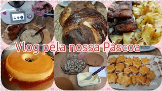 Vlog pela nossa Páscoa  comidas  sobremesas Maria Coelho [upl. by Sardella]