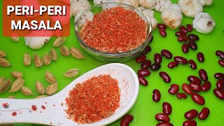 Peri Peri Masala  Peri Peri Masala Powder  Quick And Easy 2 Minute Recipe Indian Kitchen Cravings [upl. by Bortz]