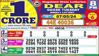 Dear goose tuesday weekly lottery 8PM 07052024 [upl. by Ahsiym]