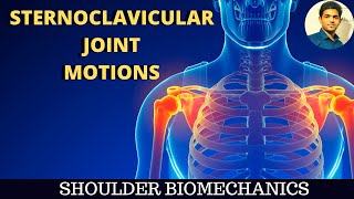 STERNOCLAVICULAR MOTIONSHOULDER BIOMECHANICS [upl. by Ahsikad755]